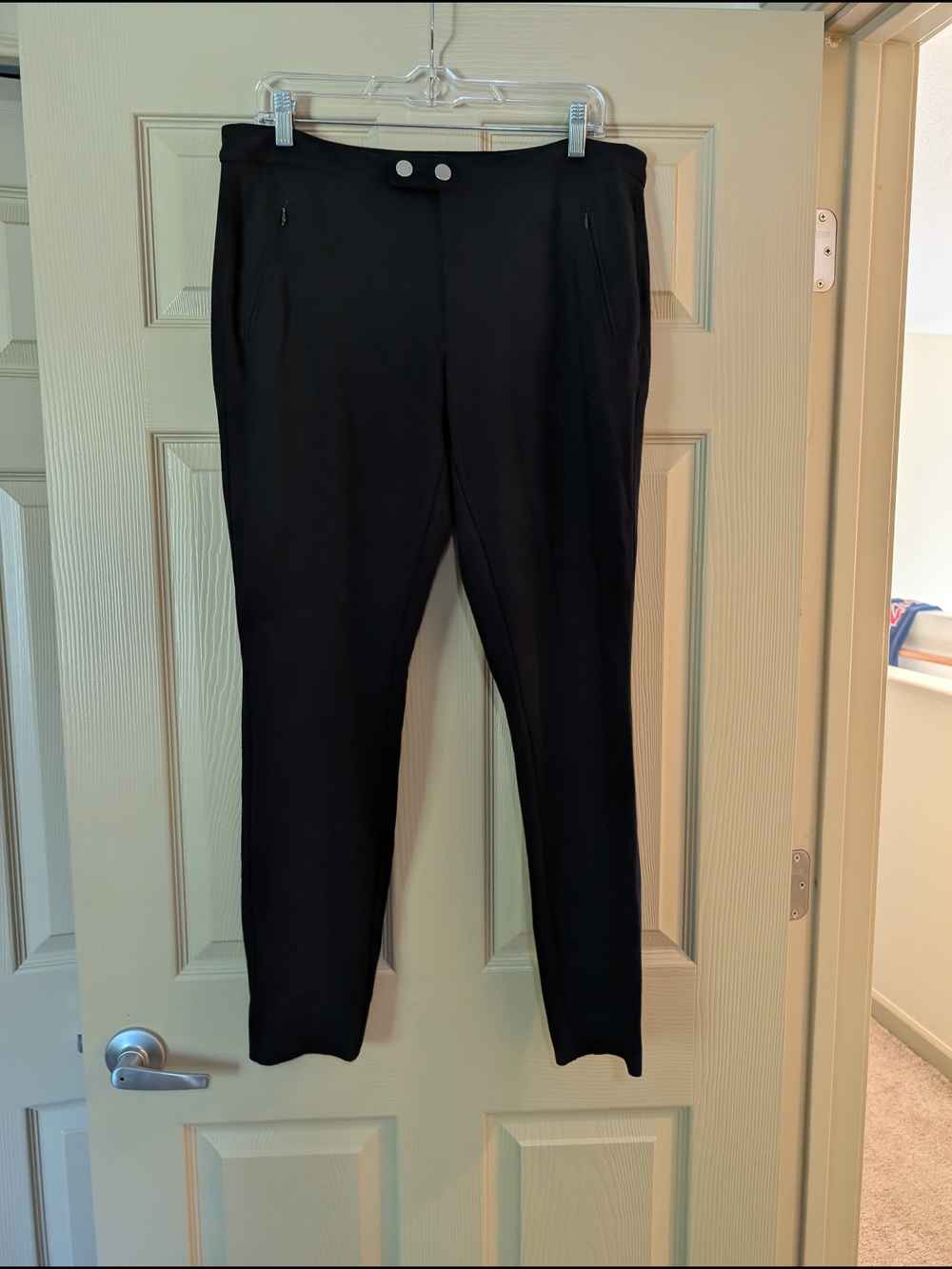 Tommy Hilfiger Black Women's Tailored Ponte Pants